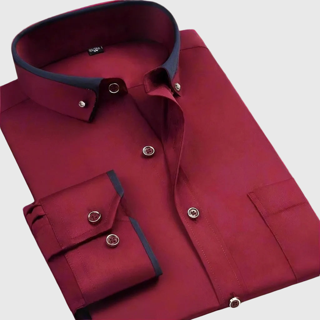 Iván | Camisa Clásica de Manga Larga