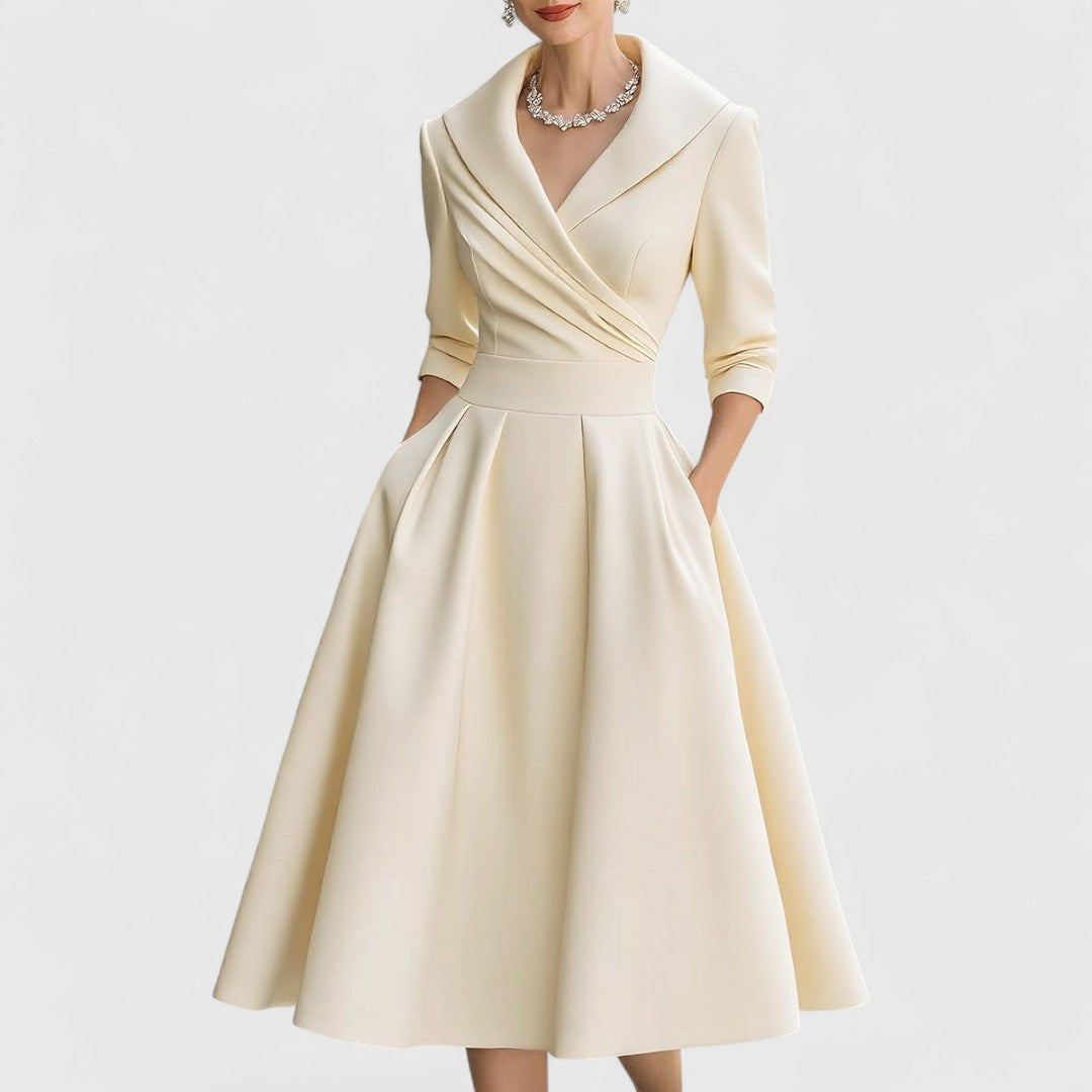 Rosavelia | Elegante Vestido Midi