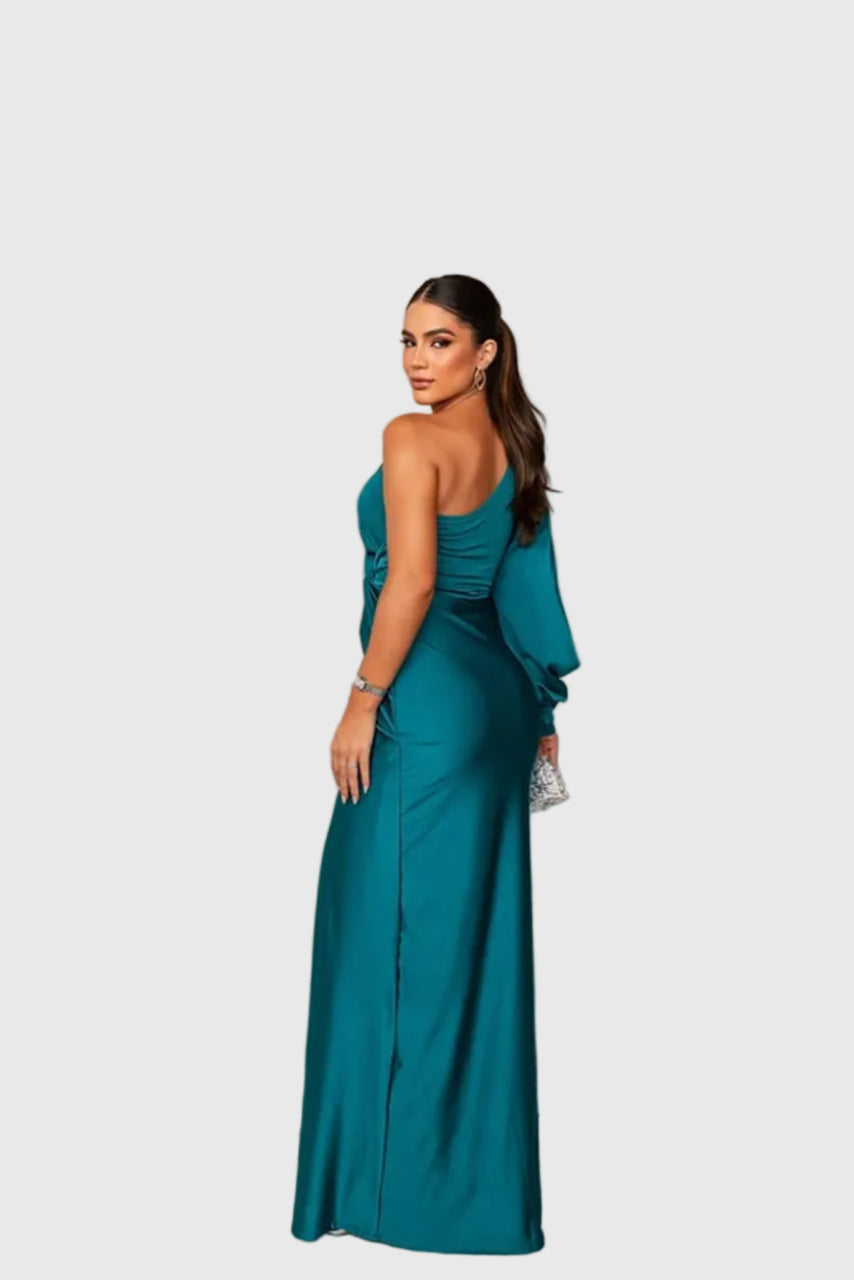 Melyssa | Elegante Vestido Maxi de Noche Fluido