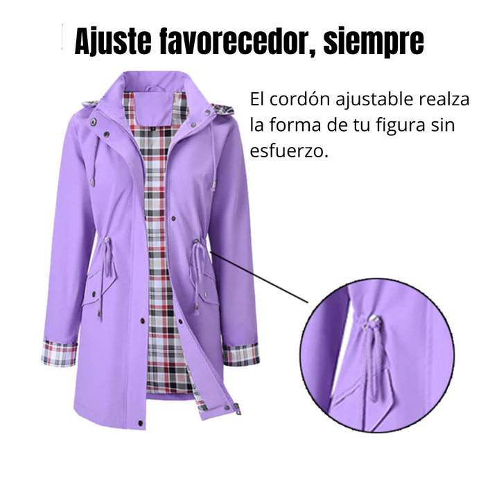 Olivia | Chaqueta Impermeable Con Forro