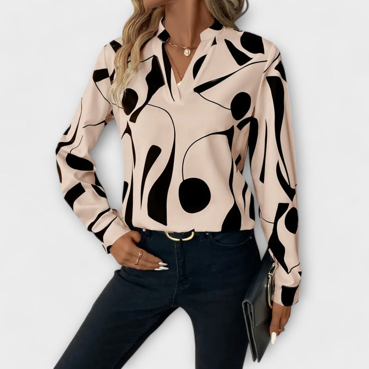Lara | Blusa Elegante Con Diseño