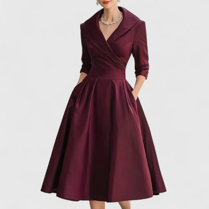 Rosavelia | Elegante Vestido Midi