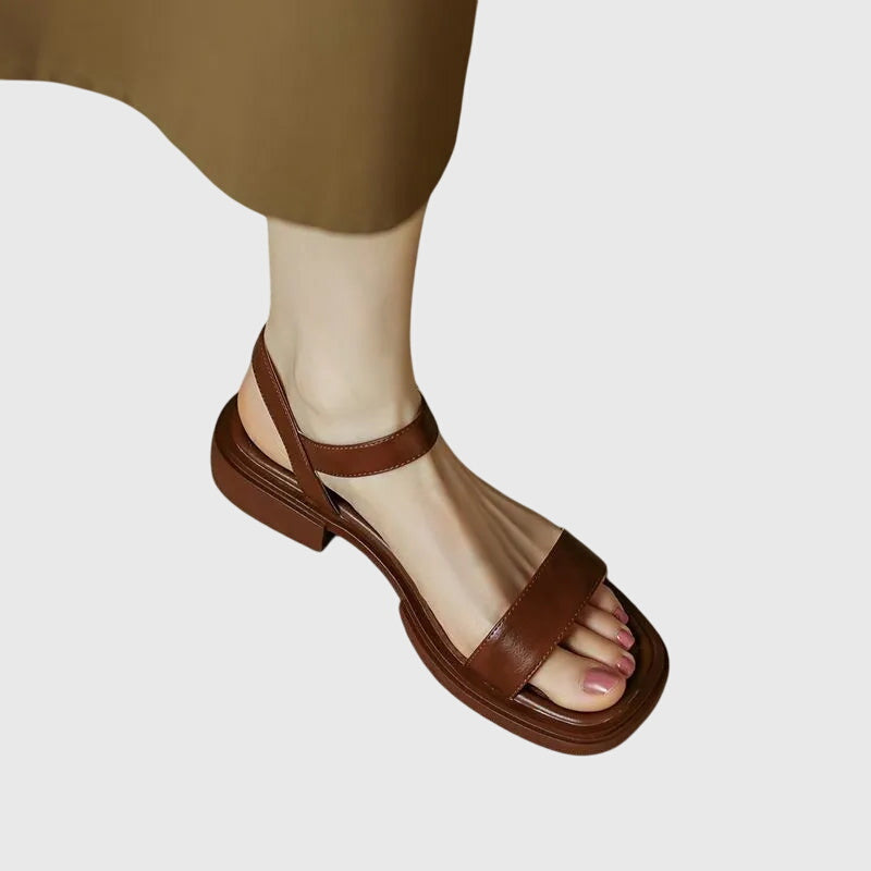 Celestia | Sandalias de Cuero Ortopédicas