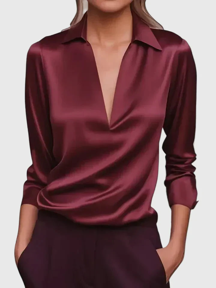Calvina | Blusa Sofisticada