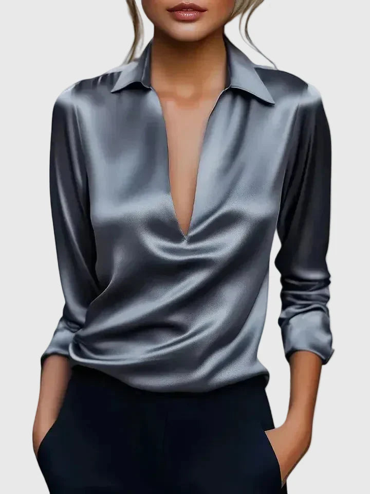 Calvina | Blusa Sofisticada