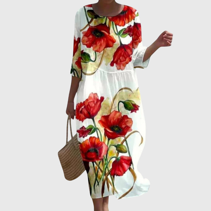 Hayley | Vestido Maxi Floral Estiloso