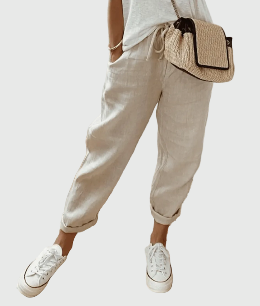 Lana | Pantalones Elegantes de Flujo
