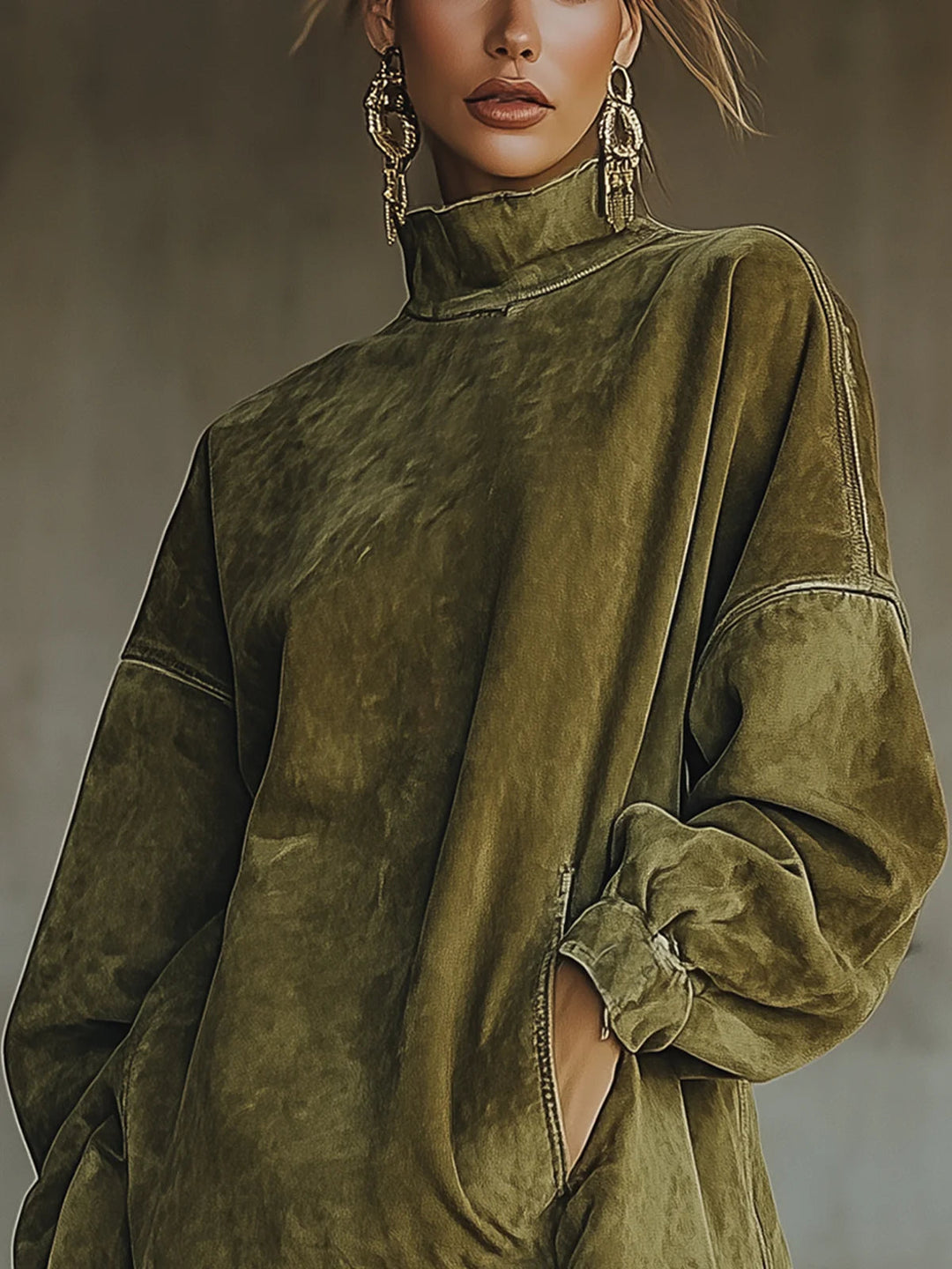 Narelsa | Vestido Oversize con Flecos