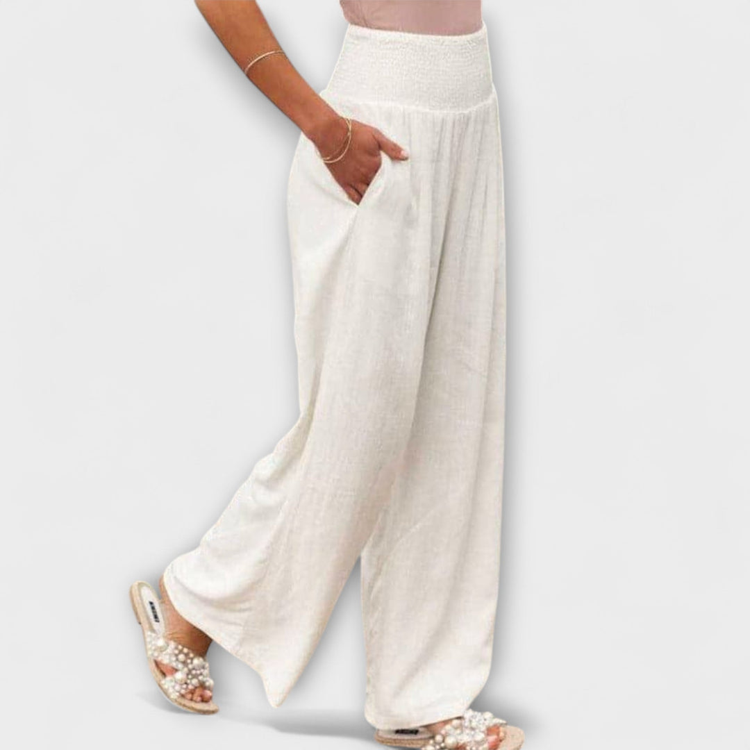 Thearya | Pantalones Anchos Casual