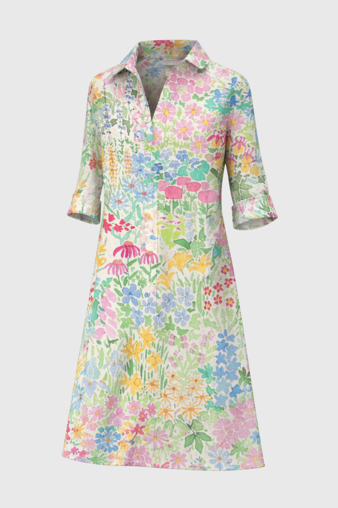 Grace | Vestido Midi Floral de Verano