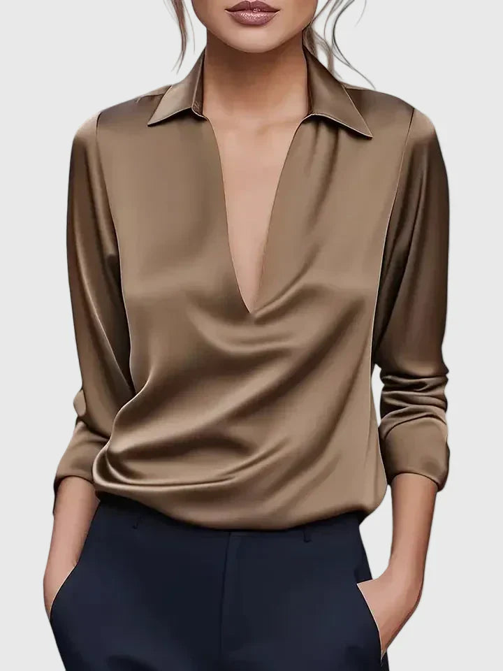 Calvina | Blusa Sofisticada