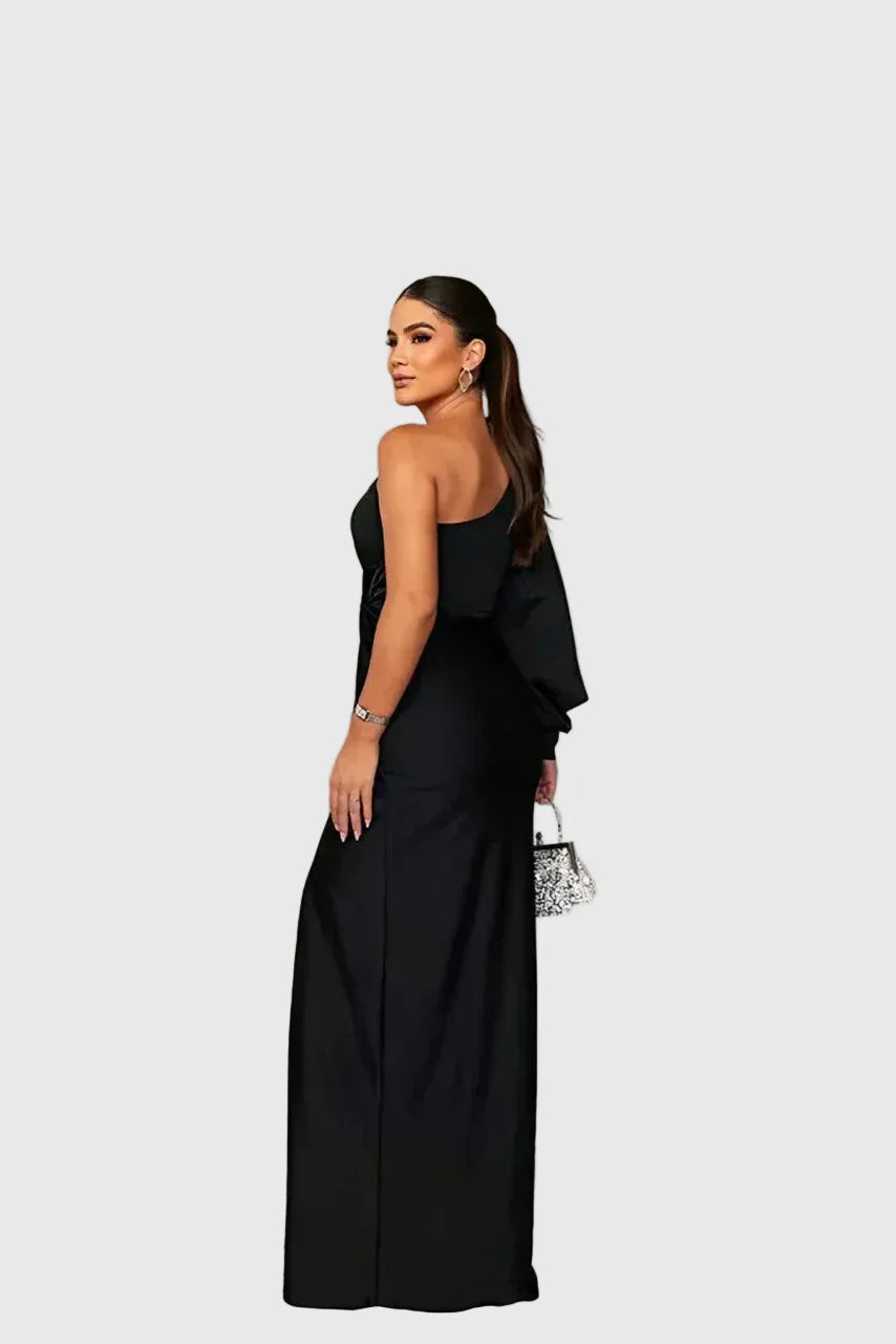 Melyssa | Elegante Vestido Maxi de Noche Fluido