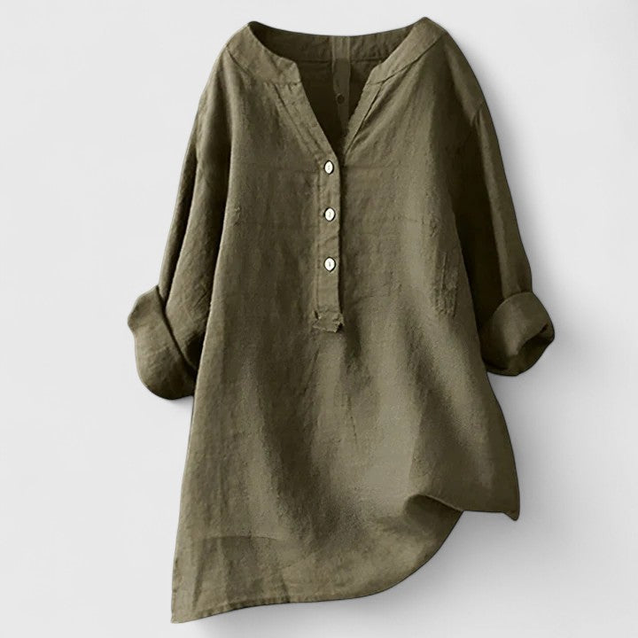 Larienne | Camisa Elegante con Botones en el Frente