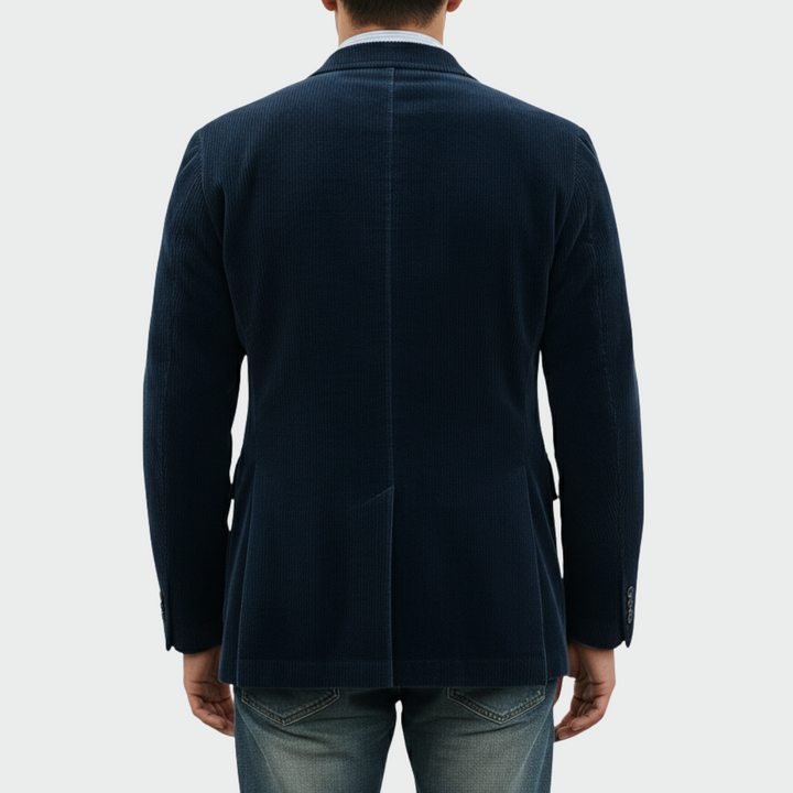 Tommy | Conjunto de 2 Piezas: Blazer y Chaleco de Terciopelo